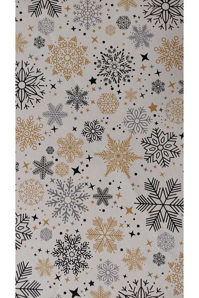 gonk Round,Christmas Patterned,Duck (Liquid Protective,Stain-Protective) Fabric,Tablecloth