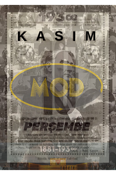 MOD ATATÜRK POSTER AFİŞ 50X70 CM