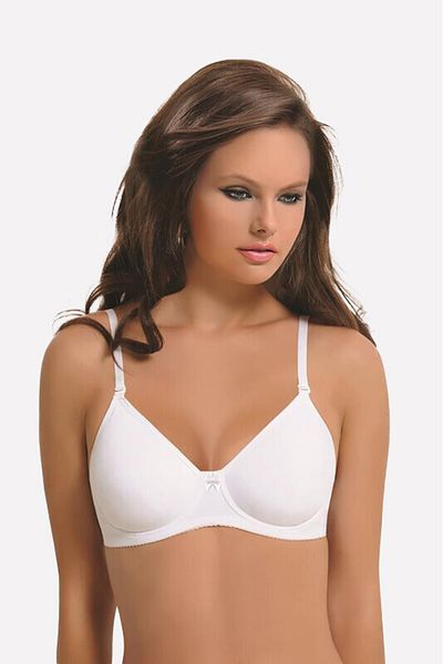 NBB White Unsupported Support Bra