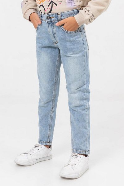 DMB BOYS & GIRLS Girl's Jeans - Adjustable Waist Mom Fit Jeans