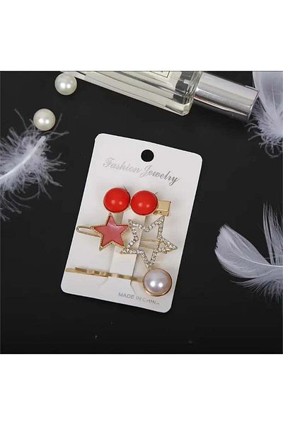 So Much Accesories So Much Starry Side Collet Clip 3-Piece Buckle Set