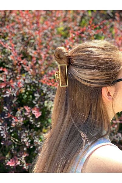 So Much Accesories So-much Women's Gold Latch Metal Buckle Rectangular Shape-2