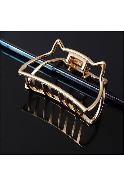So Much Accesories So-much Women's Gold - Latch Metal Buckle Cat Shaped-6