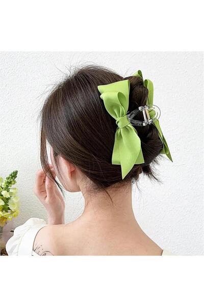 So Much Accesories So-Much Bow Detailed Latch Buckle Green