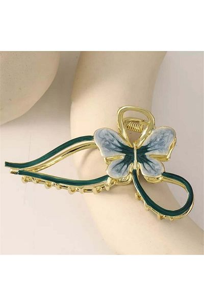So Much Accesories So-much Women's Butterfly Detailed Elegant Metal Latch Buckle-7