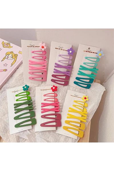 So Much Accesories طقم كوليت مشبك للأطفال باللون الأزرق - So-Much