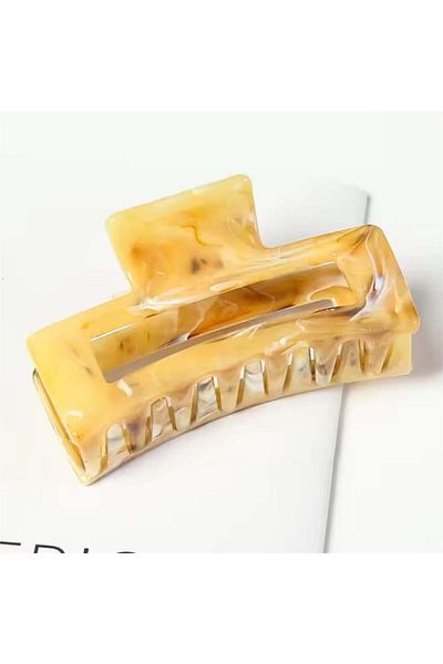 So Much Accesories Special Series Large Size Acetate Latch - Yellow Buckle
