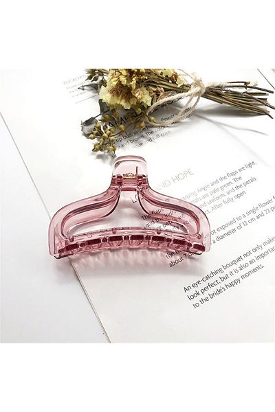 So Much Accesories So-much Women's Transparent Latch Buckle Pink-9