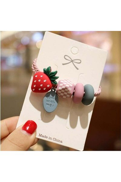 So Much Accesories So-much Summer Rubber Buckle Strawberry-8