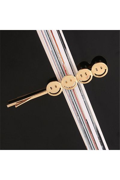 So Much Accesories So-much Women's New Season Figured Side Snap Buckle Smiling Face-8