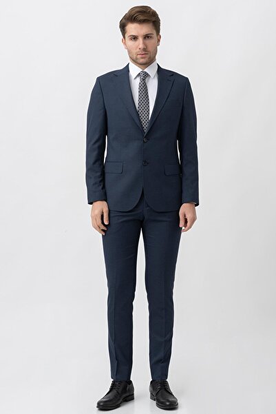 White Stone Cúcuta T2028 Slim Fit 6 Drop Takım Ellbise Desenli