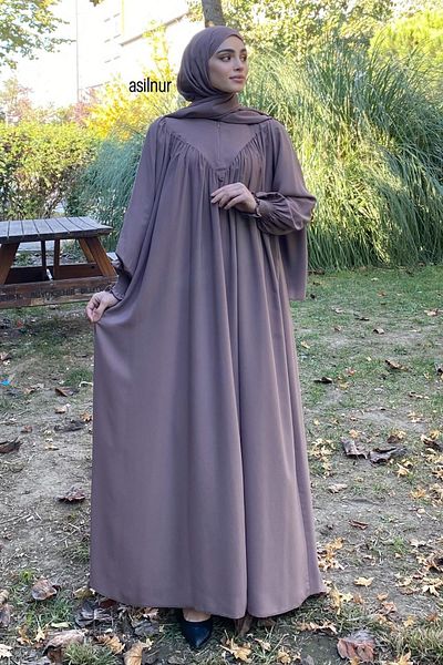 ASİLNUR Φόρεμα Vera σε χρώμα βιζόν