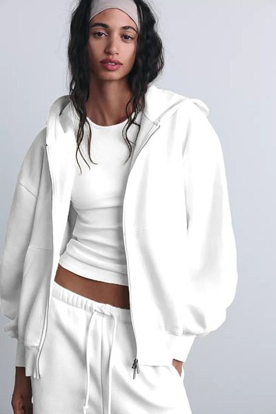 The Champ Clothing Σετ φόρμας Fleece Oversize Cut με κουκούλα κρέμα