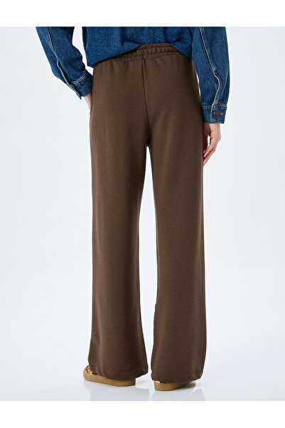 Koton Bol Paça Eşofman Altı Beli Lastikli Cepli Rahat Kalıp