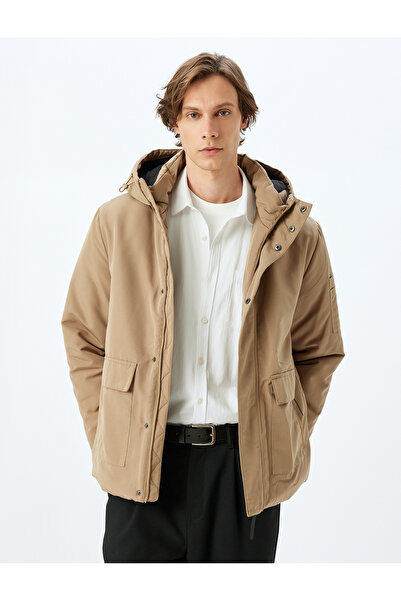 Koton Приталене пальто на блискавці