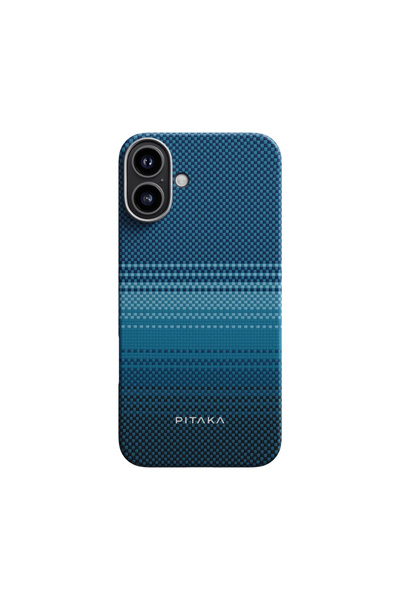 PITAKA iPhone 16 Plus Kılıf Magsafeli Aramid Fiber Pitaka Tactile Woven Sunse...