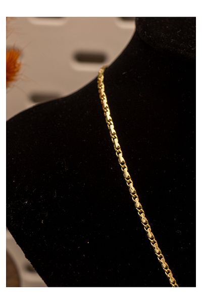 NG DİJİTAL MAĞAZACILIK Xuping Chain Model Gold Stainless Steel Jeweler Model Vip Necklace 45cm