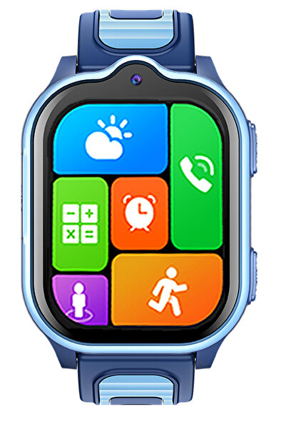 Smartberry Z32 Görüntülü Görüşme Gps Wıfı Net Konum Gizli Dinleme Akıllı Çocuk Takip Saati Sim Kartlı - Mavi