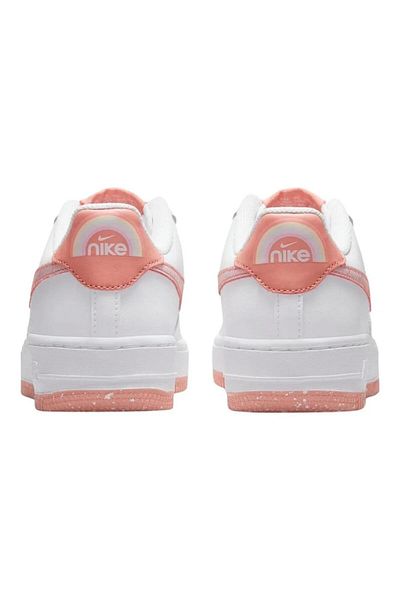 Nike Αθλητικά παπούτσια Air Force 1 Lw8 Eroded Swoosh White Sneaker Casual Powder Λευκά αθλητικά παπούτσια