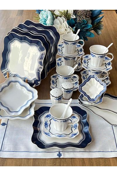 ROSSEV Olympos 32 Pieces Breakfast Set for 6 People
