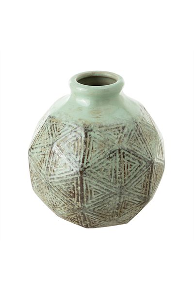 Mudo Home Angled Ceramic Vase 16X17 cm