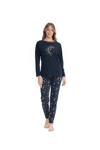 U.S. Polo Assn. BAZA. Polo Assn. Set de pijamale de damă bleumarin - Gât rotund