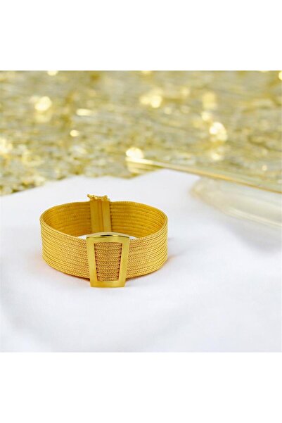 Altınkaynak 14 Ayar Altın Tasarım Bileklik  -  0187954