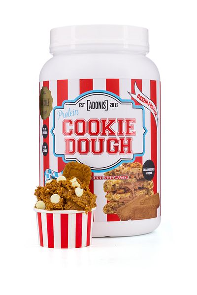 Adonis Gear Protein Cookie Dough, Caramelised Cookie, 1 kg