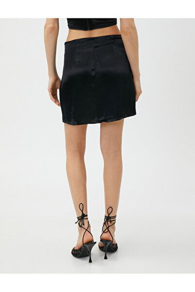 Koton Saténová minisukně na knoflíky