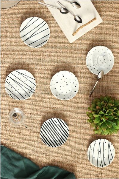 Porland Sidereal 6-Piece Mixed Tea Plate 11cm
