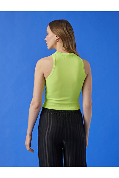 Koton Asymmetric Cut Window Detailed Knitwear Undershirt