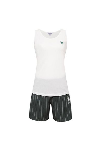 U.S. Polo Assn. Η.Π.Α. Polo Assn. Γυναικείο Σετ Σορτς 202 ECRU
