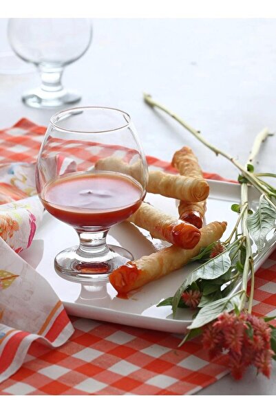 LAV Misket Ayaklı Konyak Bardak 390 cc 3'lü MİS568A