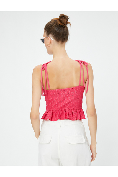 Koton Pántos alsóing Huzalos fodros részletes hímzett vékony szabású