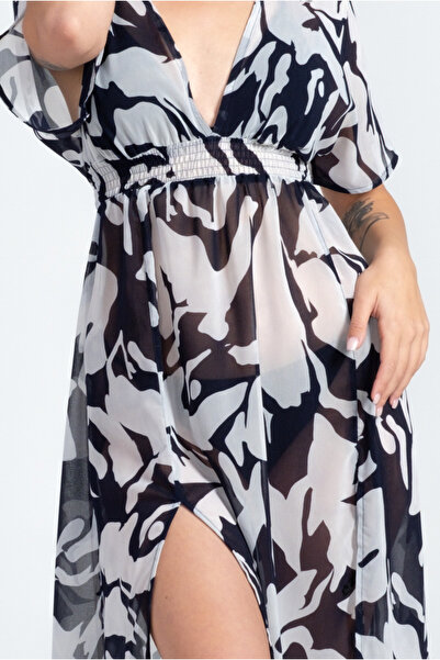 Kyron Chiffon Women's Pareo - Print, Beach Dress, 3 Different Color Options