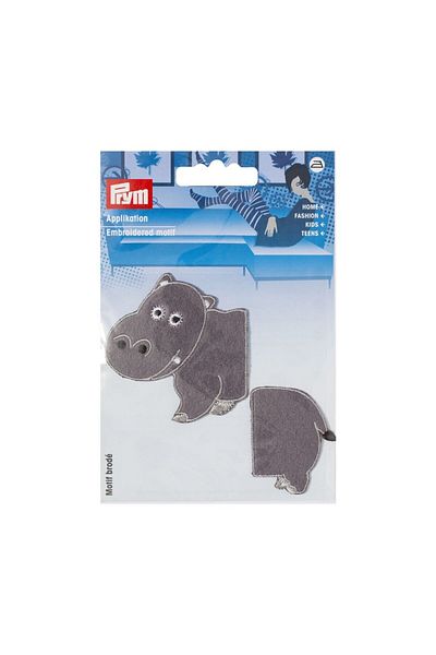 Prym Split Hippopotamus Patterned Strut Woven Applique - 924289