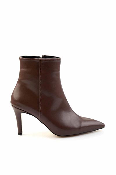 Bambi Καφέ Γυναικείες Μπότες - K02240120009 Model Bootie
