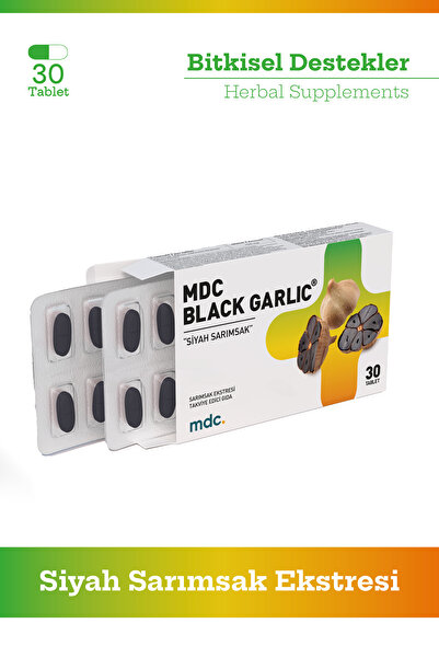 MDC Black Garlic 30 Tablet 2'li Paket