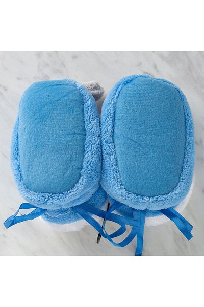 Şirin çorap أحذية أطفال كبيرة الحجم من Serfino Blue Fi وأحذية منزلية