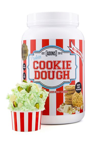 Adonis Gear Protein Cookie Dough, White Choco Pistacho, 1 kg
