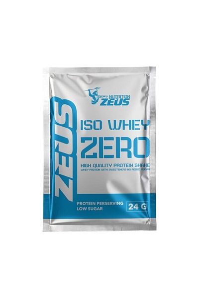 NUTRITION ZEUS Iso Zero Whey Protein 16 Sachets - Strawberry Flavored