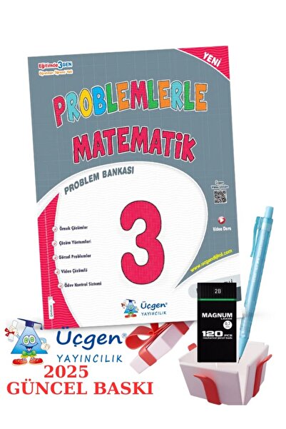 Üçgen Yayıncılık 3. Sınıf Üçgen Problemlerle Matematik + Faber Eğitim Seti