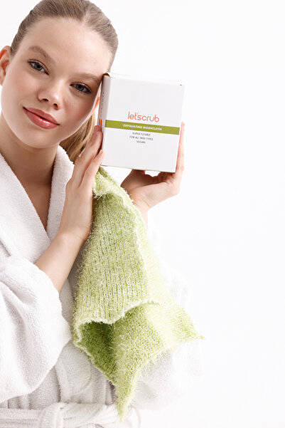 LET'SCRUB Duş Rutini Seti- Yenileyici, Onarıcı Ve Aydınlatıcı Banyo Kesesi Salyangoz Özlü Sabunu Banyo Lifi