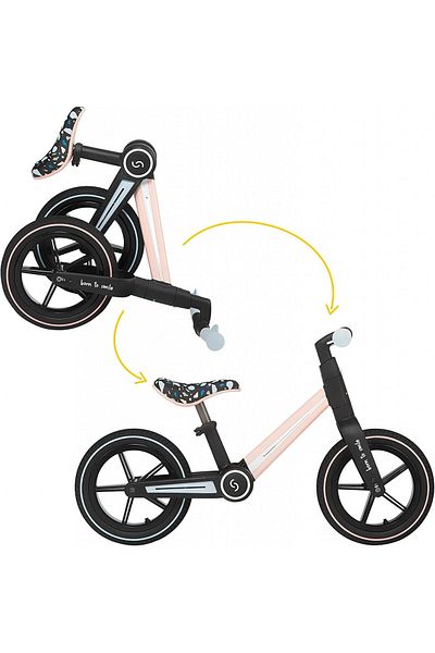 OEM Bicicleta pliabila fara pedale Skiddou Ronny, Keep Pink, Roz