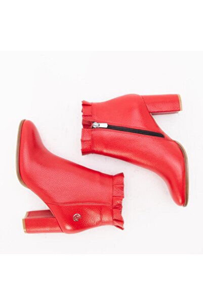 Gusse Luri Women's Khaki Leather Boots K309