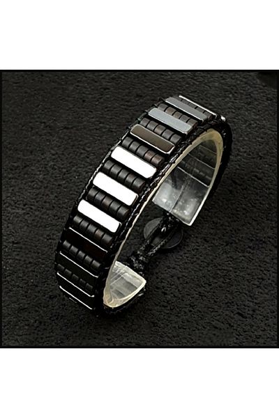 Seven Art Jewelry Natural Stone Bracelet / Hematite Bracelet / Gray Bracelet / Men's Bracelet / Women's Bracelet