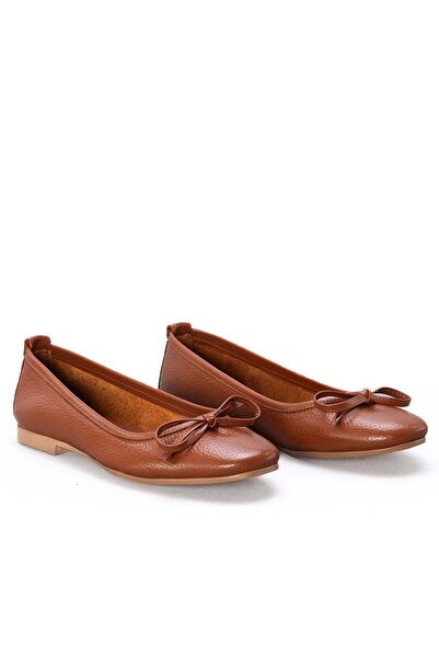 Gusse Asunta Women's Genuine Leather Ballerinas - K137 Model