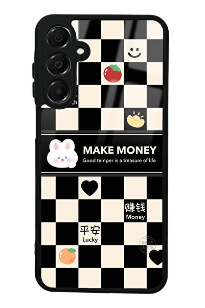 Spoyi Samsung A16 Make Money Tasarımlı Glossy Telefon Kılıfı