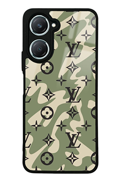 Spoyi Vivo Y18 Green Dalga Tasarımlı Glossy Telefon Kılıfı