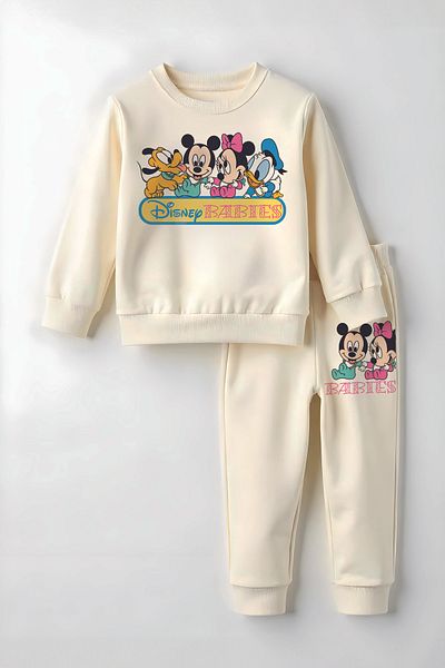 MYADA Premium Baby Mickey Printed Bottom Top Kids Set